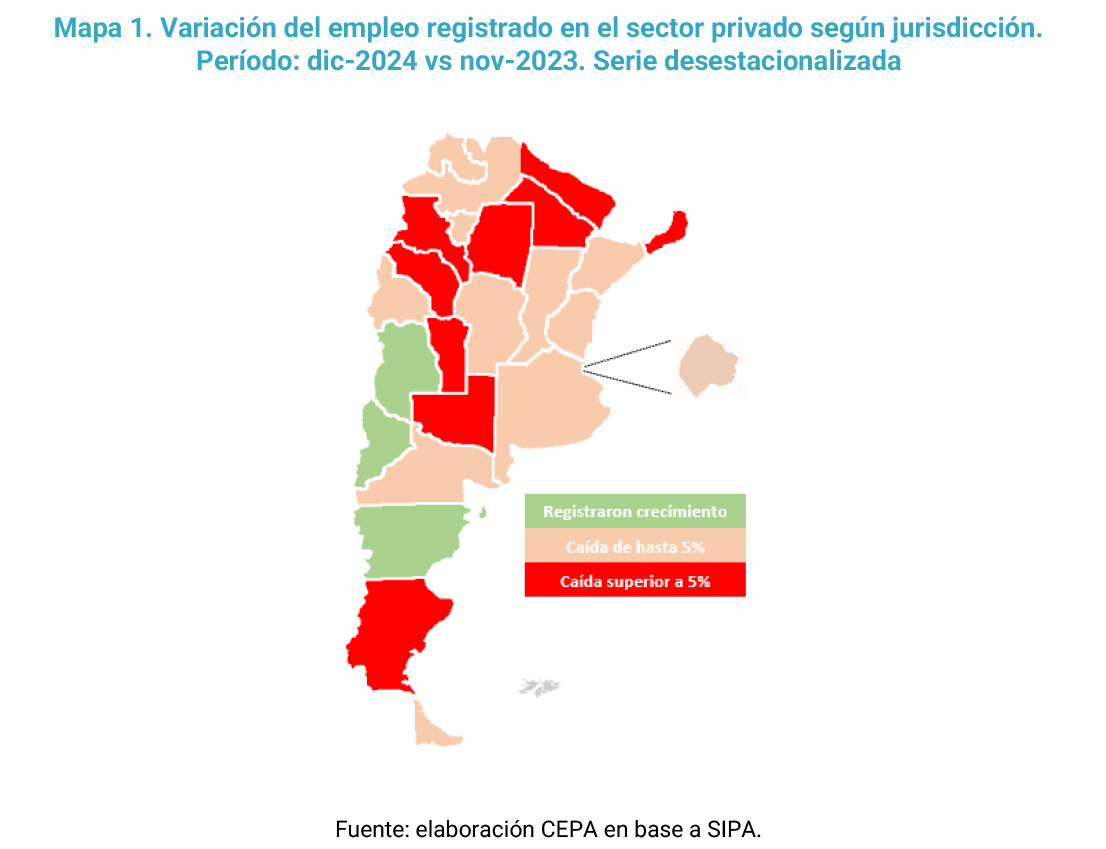 Empleo privado: En un año se destruyeron 118.019 empleos