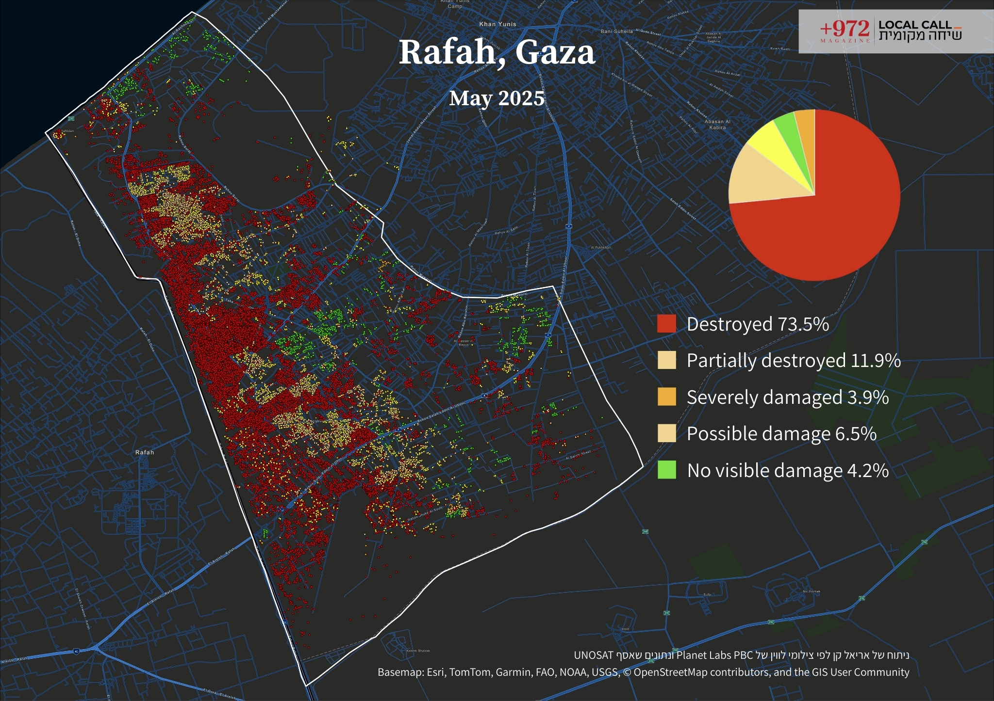 Rafah: El horizonte es plano. No hay ciudad