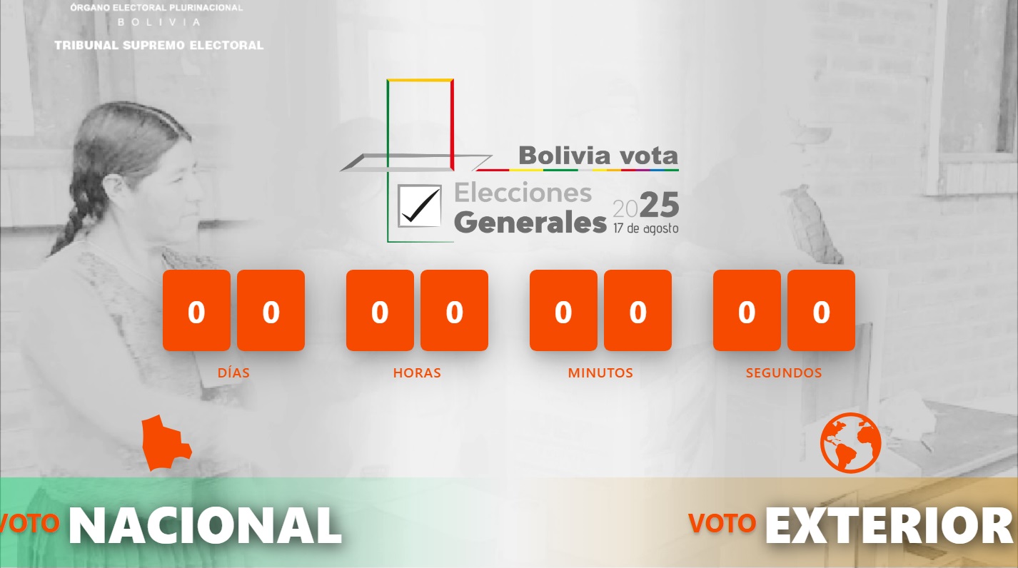 Elecciones en Bolivia: Datos oficiales a partir de las 22hs. de Argentina