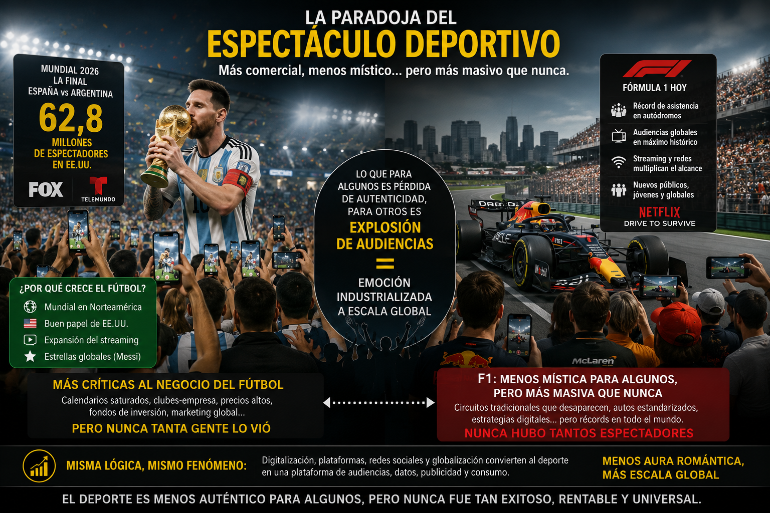 Golpe a la nostalgia: Mercantilización masiva, la paradoja del mundo del espectáculo