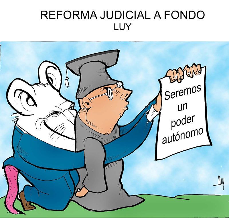 Rusconi y el sistema judicial: Refundar, no reformar