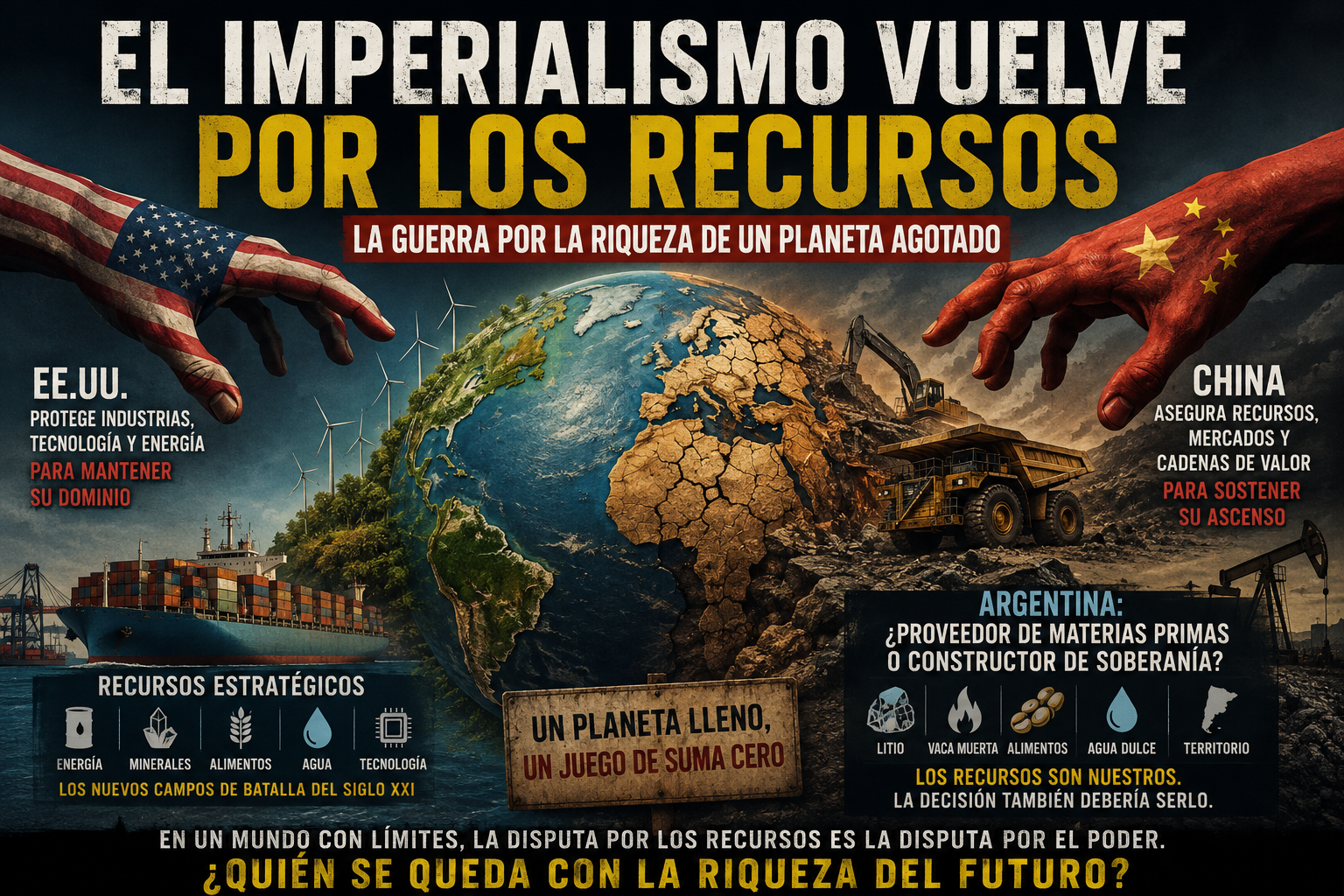 El imperialismo vuelve por los recursos: la guerra por la riqueza de un planeta agotado