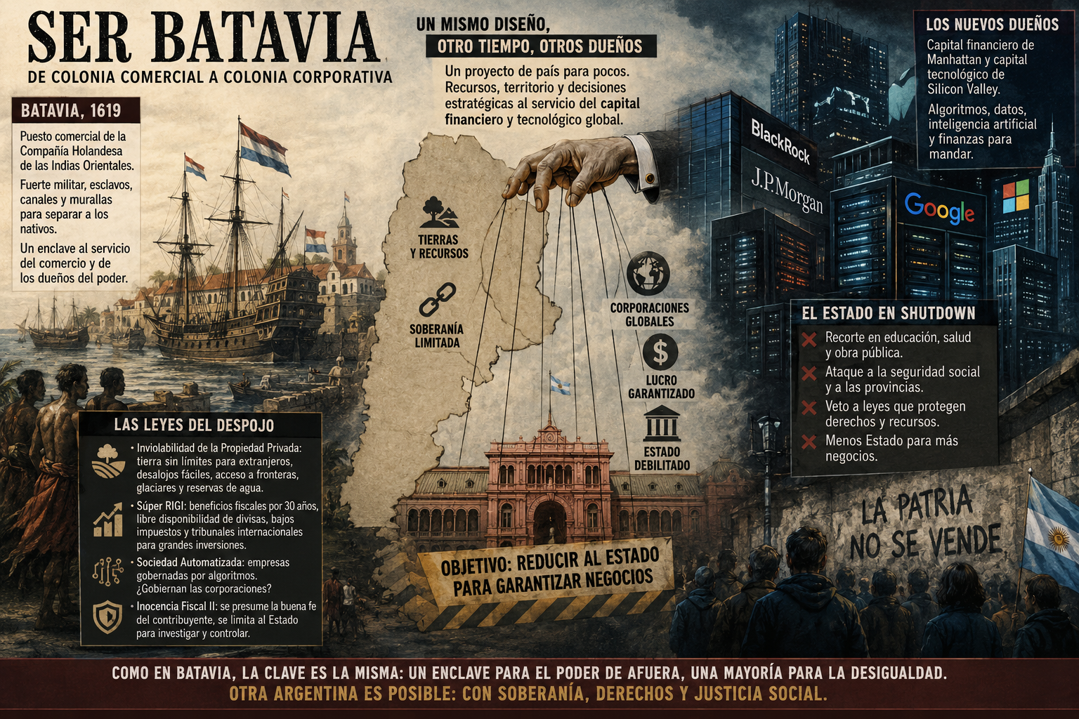Se profundiza la «campaña antiargentina»: Seis proyectos para dejar de ser un país
