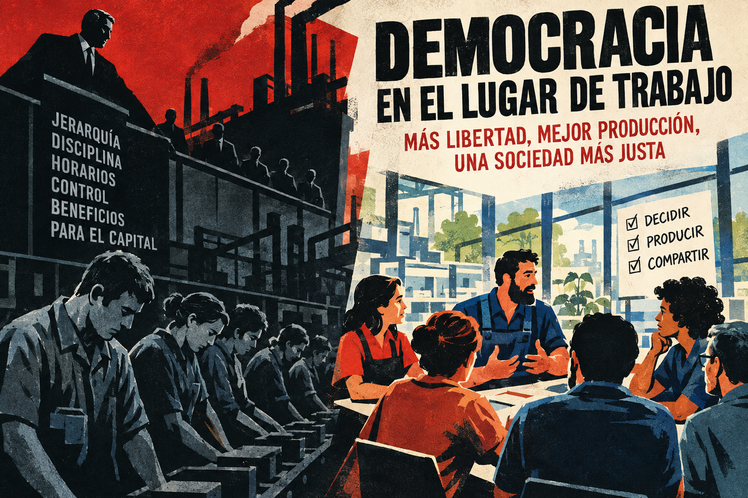 Salvo que se logre perturbar el sistema mediante la acción colectiva, el único vestigio de control que tienen los trabajadores bajo el capitalismo es el poder de salida