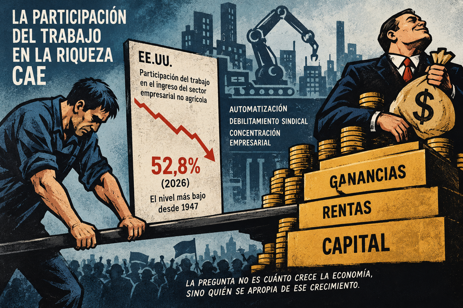 La disputa central del capitalismo vuelve a ser la misma que Marx identificó hace más de un siglo