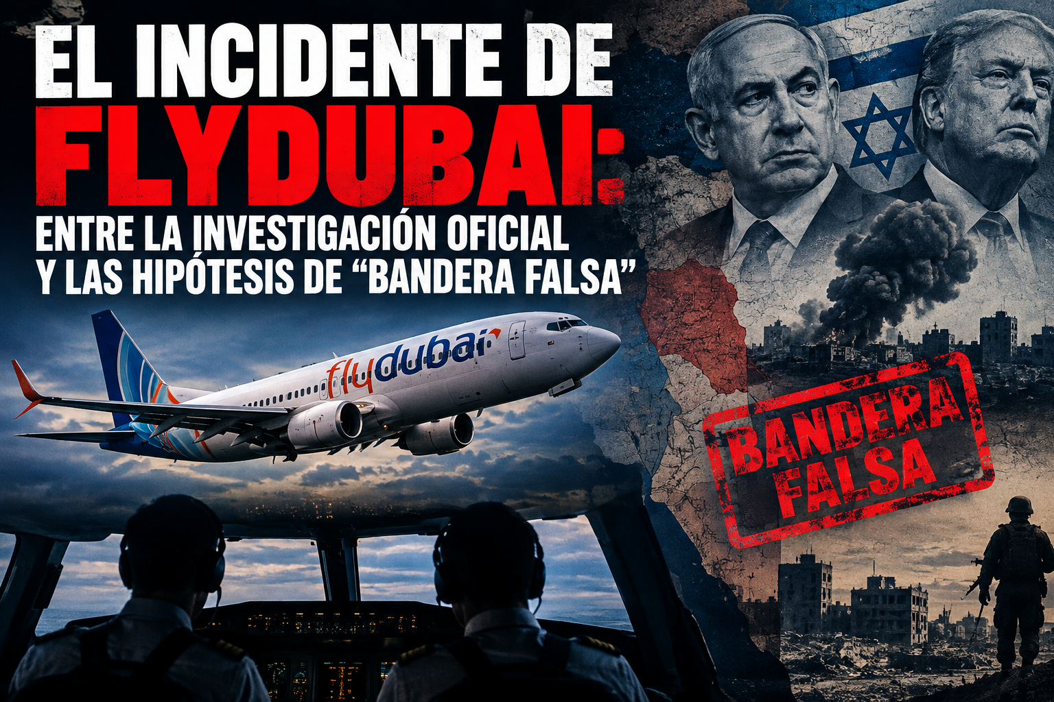Flydubai: ¿incidente, pretexto o bandera falsa?