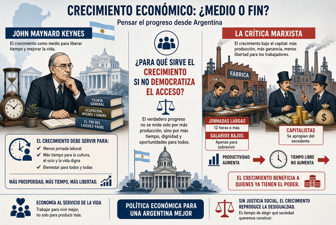 La «buena vida»: Keynes y los límites del crecimiento sin justicia social
